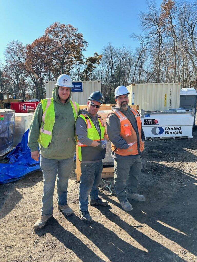 Electrical Helpers and Electrician on Solar Site